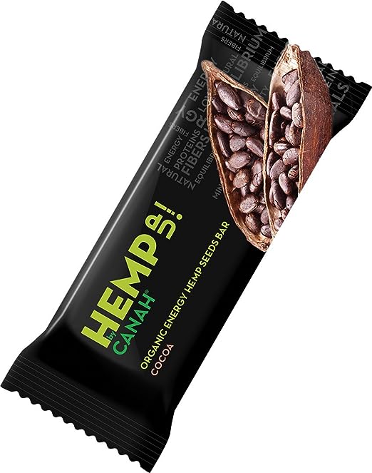 Canah Organic Hemp Up Energy Seed Bar | Cocoa 48 g - Premium Energy Bar from Peacock & Sons - Just $3.50! Shop now at Peacock & Sons