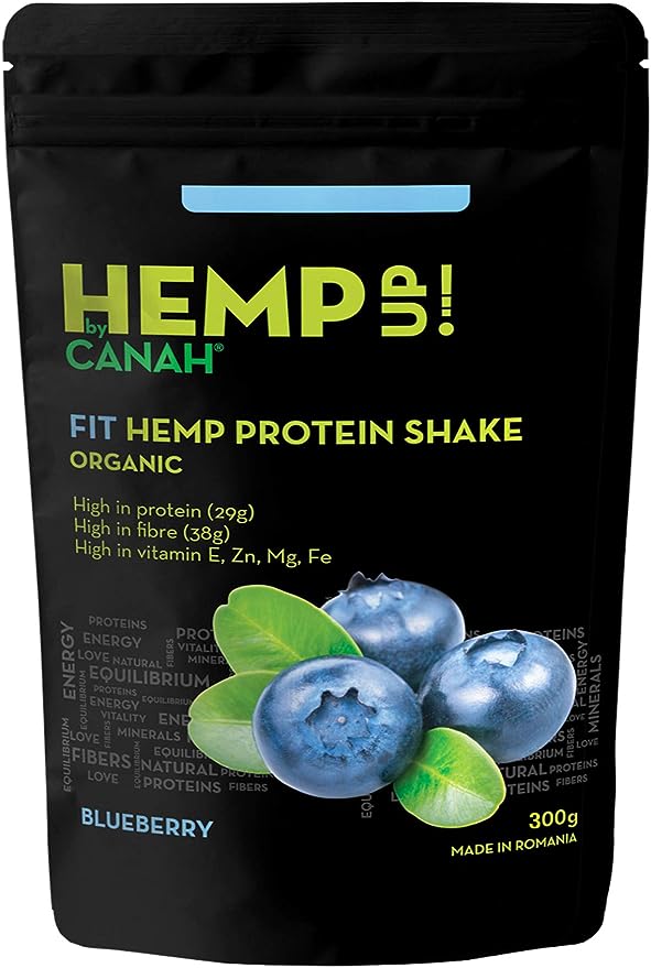 Canah Organic Blueberry Hemp Up Protein Shake 300 g - Premium Protein Shake from Peacock & Sons - Just $25! Shop now at Peacock & Sons