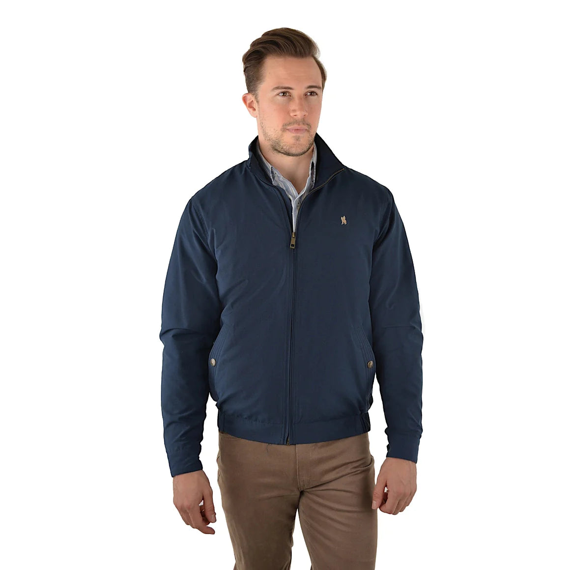 Mens Collins Jacket Navy - Premium Jackets from Peacock & Sons - Just $175! Shop now at Peacock & Sons