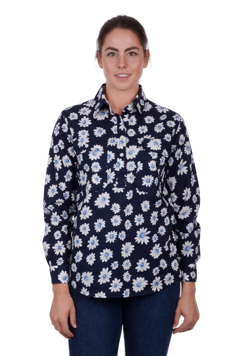 Hard Slog Womens DIAN H/PLKT LS SHIRT - Premium Shirts from Peacock & Sons - Just $68! Shop now at Peacock & Sons