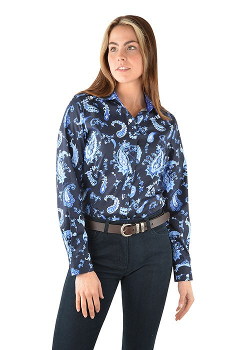 Thomas Cook Womens Mallory Long Sleeve Stretch Shirt - Premium Women's Shirts from Peacock & Sons - Just $144.95! Shop now at Peacock & Sons