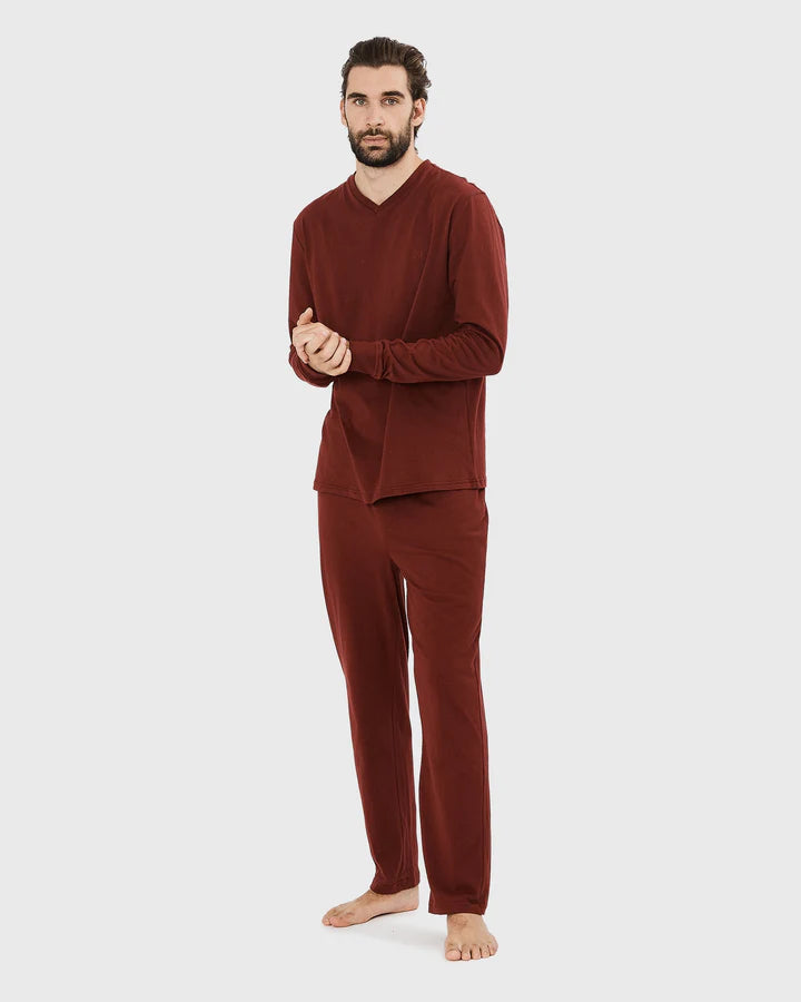 ESSENTIAL KNIT PJ SET - Premium Pajamas from Peacock & Sons - Just $70! Shop now at Peacock & Sons