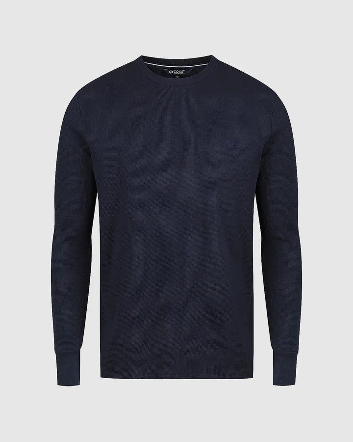 Coast Clothing LS WAFFLE TOP - Premium  from Peacock & Sons - Just $79! Shop now at Peacock & Sons