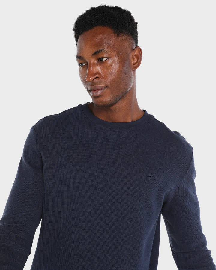 Coast Clothing LS WAFFLE TOP - Premium  from Peacock & Sons - Just $79! Shop now at Peacock & Sons