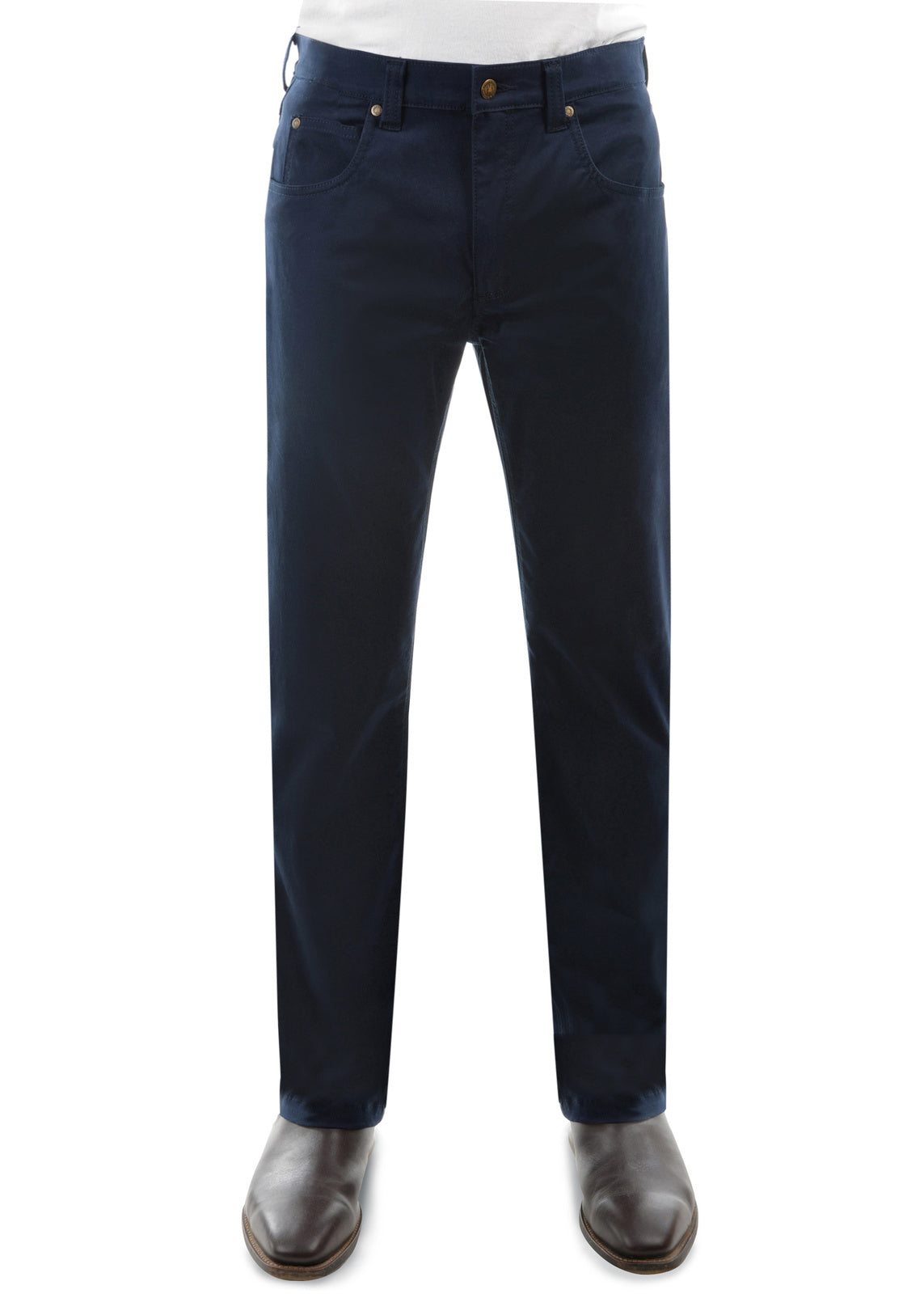 Hard Slog Stretch Twill Jeans - Premium Trousers from Peacock & Sons - Just $70! Shop now at Peacock & Sons