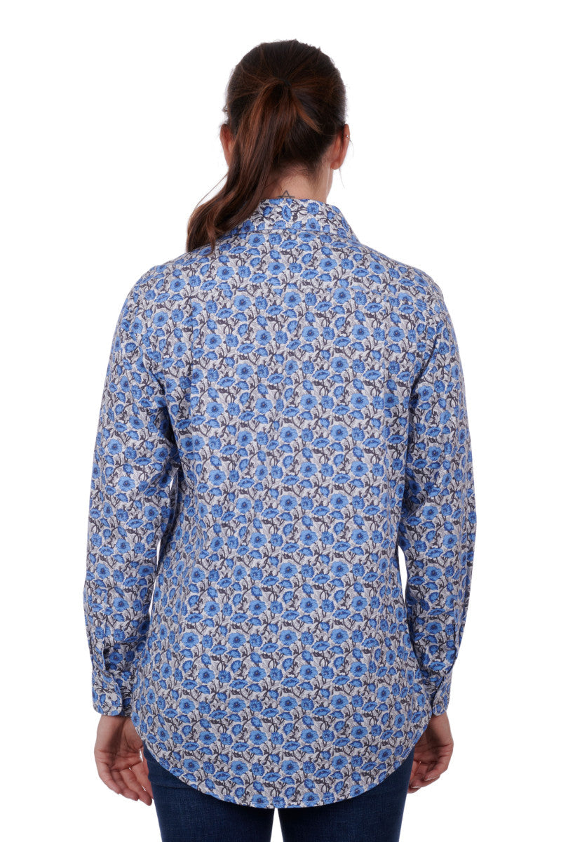HARD SLOG WMNS SHANTELLE H/PLKT LS SHRT - Premium Women's Shirts from Peacock & Sons - Just $68! Shop now at Peacock & Sons