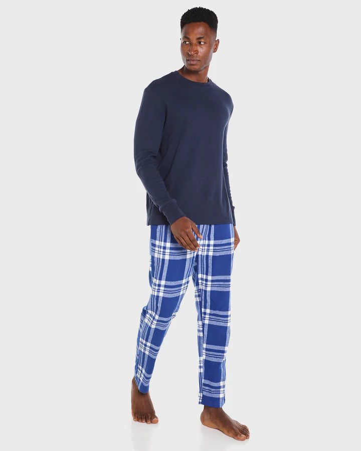 BLUE OCEAN PJ SET - Premium Pajamas from Peacock & Sons - Just $100! Shop now at Peacock & Sons