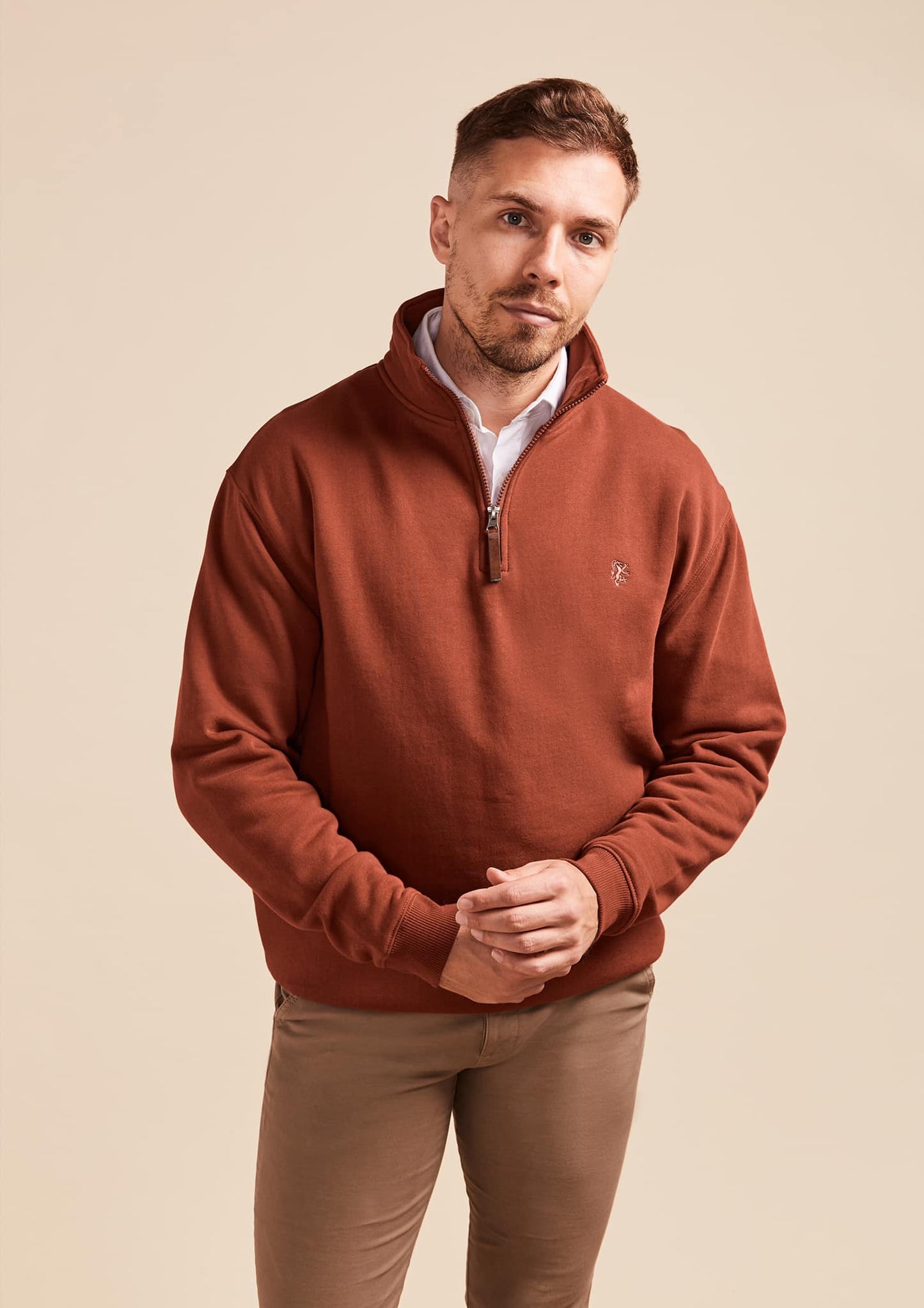 City Club Quarter Zip Stirling Oversize Sweat - Premium Sweatshirts from City Club - Just $115! Shop now at Peacock & Sons