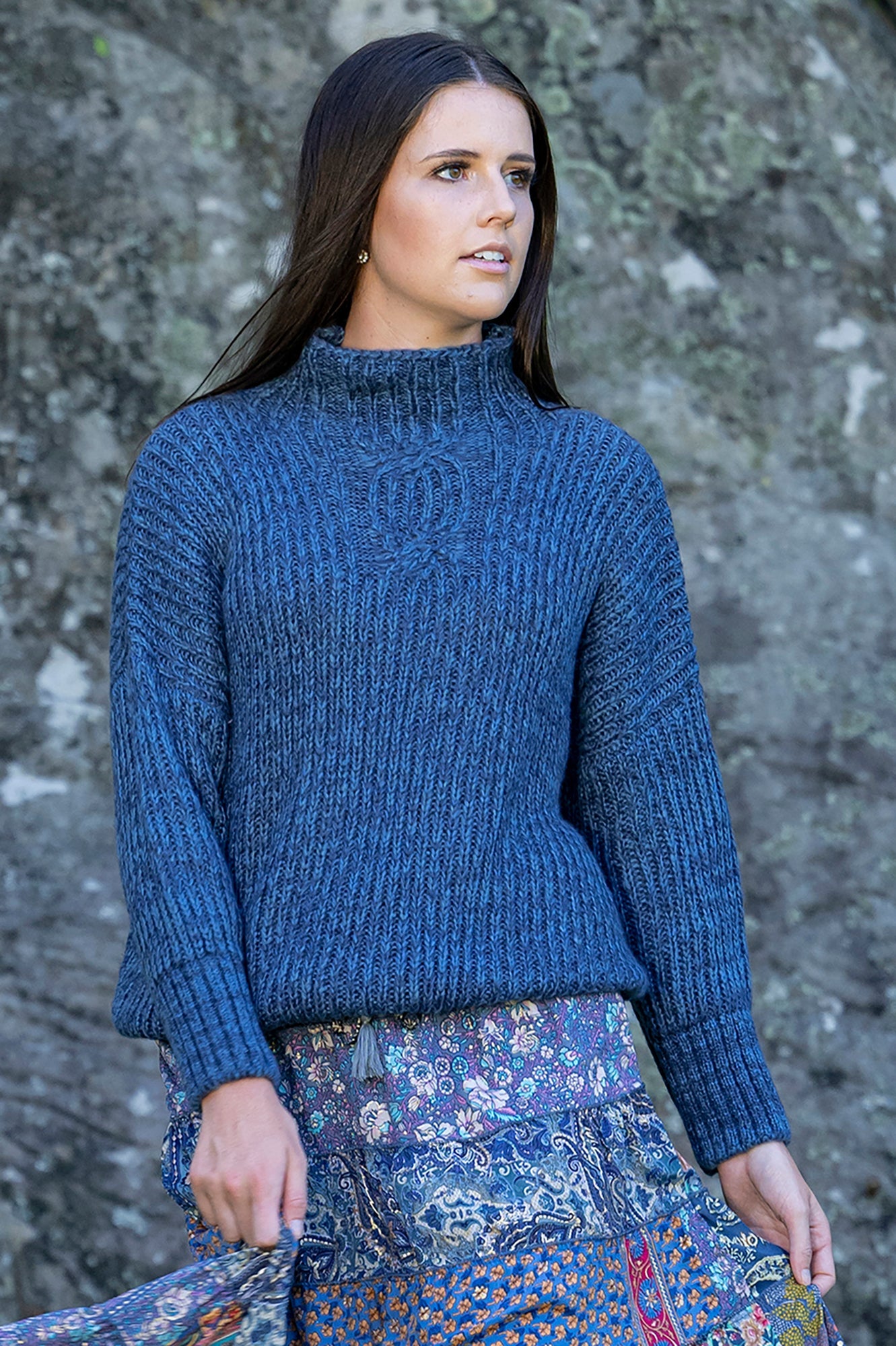 Cienna Womens Cable Sweater - Premium Women's Tops from Peacock & Sons - Just $133! Shop now at Peacock & Sons