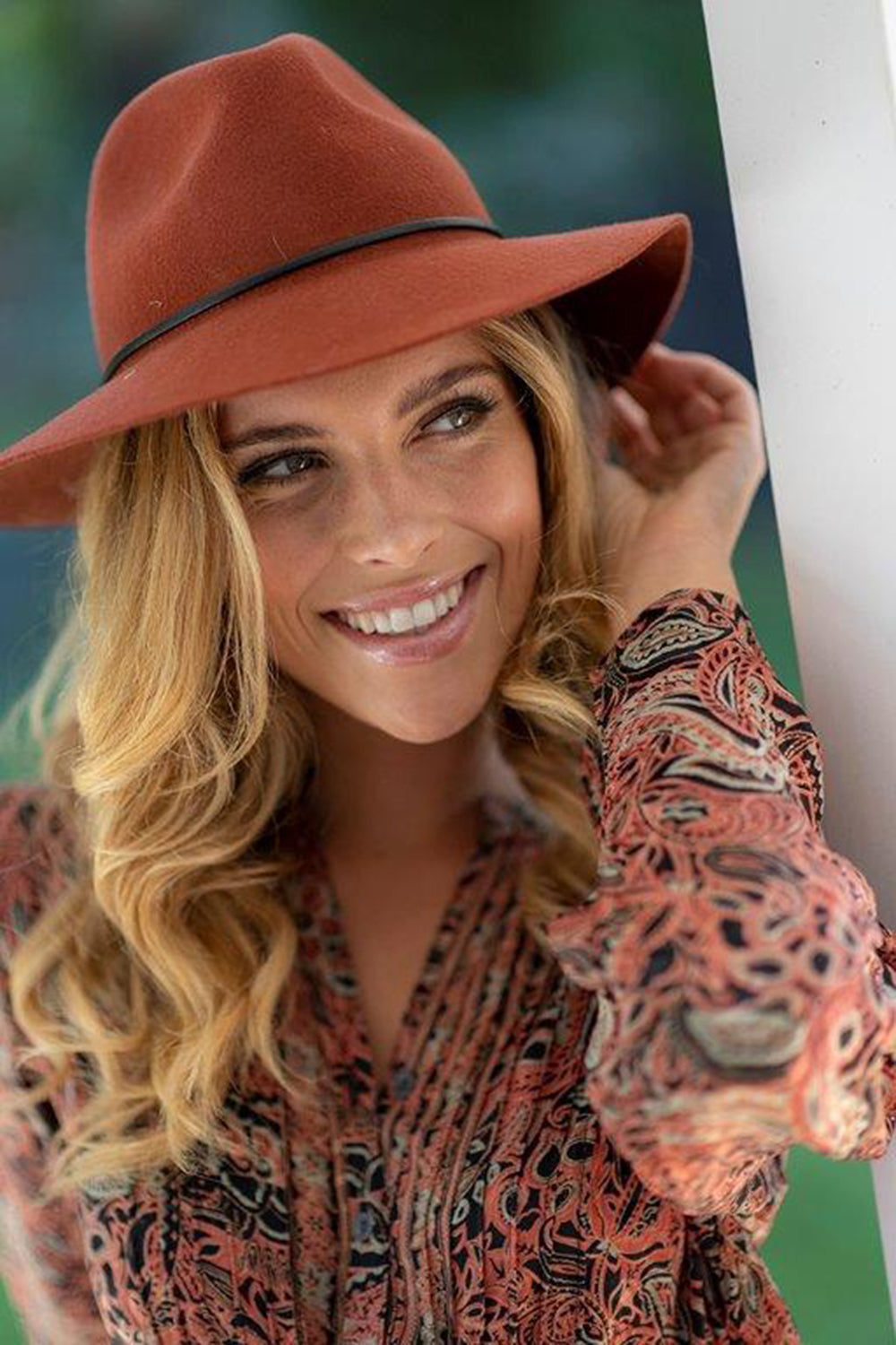 Cienna Fedora Rust Hat - Premium  from Peacock & Sons - Just $50! Shop now at Peacock & Sons