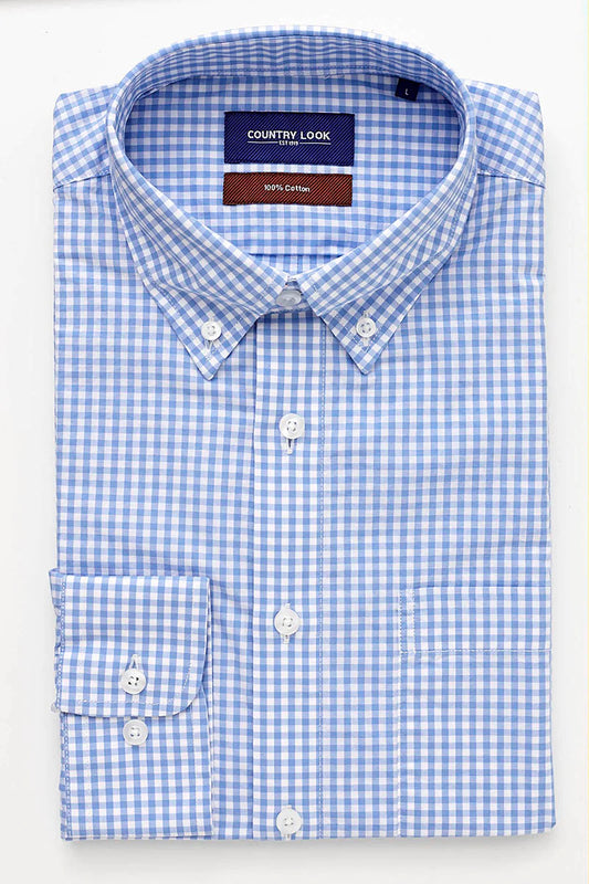GALWAY SHIRT FYO176 Blue - Premium Shirts from Peacock & Sons - Just $105! Shop now at Peacock & Sons
