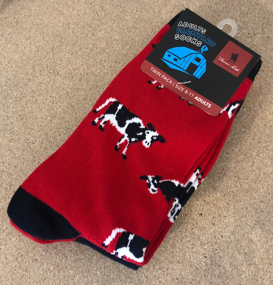 Thomas Cook Farmyard Socks Twin Pack - Premium Socks from Thomas Cook - Just $25! Shop now at Peacock & Sons