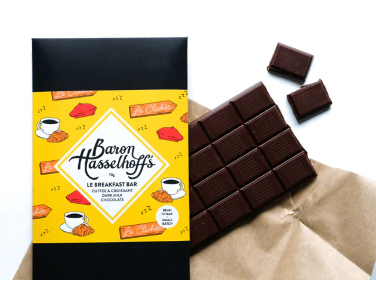 Le Breakfast Bar - Chocolate Baron Hasselhoff's - Premium Chocolate from Peacock & Sons - Just $13! Shop now at Peacock & Sons