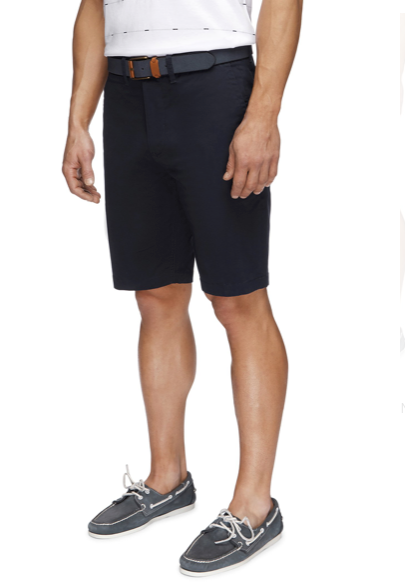City Club Valley Rise FLP024 Navy Shorts - Premium Shorts from City Club - Just $75! Shop now at Peacock & Sons